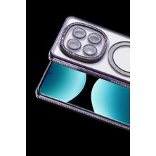 Kaia Life Note 15 4g Joke Simli Magneticsafe Kılıf - Derin Mor