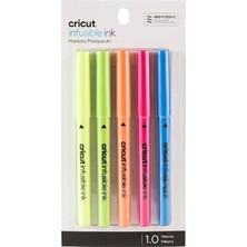 CRICUT 2006258 EXPLORE MAKER INFUSIBLE INK ORTA UÇLU KALEM SETİ 5Lİ PAKET NEON RENKLER