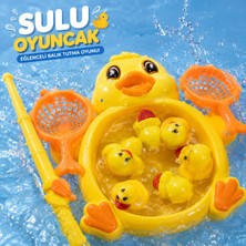 Bloomin Eğlenceli Manyetik Ördek Yakalama Sulu Oyun & Oltalı Süzgeçli Oyuncak
