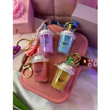 Tatlış Dükkan 1 Adet Bubble Tea Konseptli Millshake Anahtarlık /hediyelik Çanta Süsü