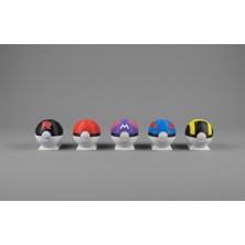 Multi Baskı Pokeball 5'li Set