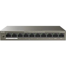 Tenda 8port Poe 63W 10/100 Yönetilemez Switch TEF1110P-8-63W