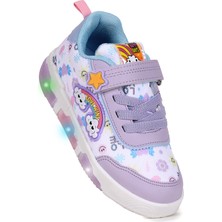Kiko Kids Bulut Cırtlı Işıklı Kız Bebek Günlük Spor Ayakkabı