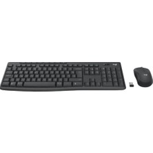 Logitech Logıtech MK370 Q Türkçe Kablosuz Siyah Kurumsal Klavye+ Mouse