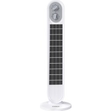 Ethab Ticaret Everest FAN14 Beyaz 3 Kademeli Hız Kule Tipi 50W Zamanlama Ayarlı Sağ ve Sol Sal? - GL002V-7MPDH