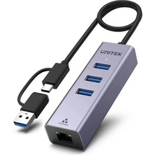 Unitek Unıtek 4-In-1 Ethernet Hub (Y-3088B)