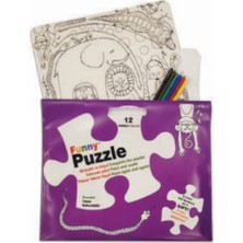 Mabelme Store Funny Mat Puzzle - Sevimli Dostlar 30X40CM