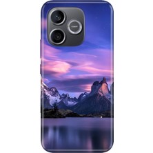 Adasena Honor 600 Lite (Lna-Nx1) Kılıf Desenli Baskılı Tpu Rubber Kapak Kuzey