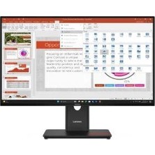 Lenovo 64A5MAT6TK T27-40 27" LED IPS 4ms 120Hz 1920X1080 Wled HDMI Dp VGA Pivot Siyah Monitör