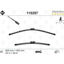 Valeo Semeglbl Silecek Süpürgesi Ön Audi A4-A5-Q3-Q5-Macan 2008 600 x 500 mm