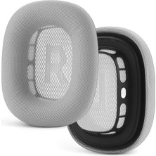 M.TK Moveteck Airpods Max ile Uyumlu Kulaklık Pedi Süngeri Yastığı + Takma Aparatı 2in1 Set