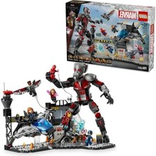 Die Grup Süper Kahraman Temalı Yapım Seti - 10 Yaş ve Üzeri Için 8 Minifigür