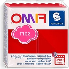 Esranın Dünyası Fimo 8020-2P Fimo Soft Modelleme Kili 57 Gr. Noel Kırmızı