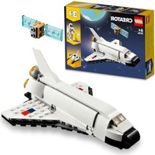 Die Grup LEGO Creator Uzay Mekiği 31134-6 Yaş ve Üzeri Çocuklar Için Astronot ve Uzay Gemisi Modelleri Içeren Yaratıcı Oyuncak Yapım Seti (144 Parça)