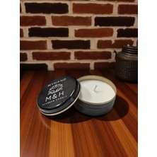 Tech Butiq Siyah Teneke Lady Musk Esans Kokulu Mum 60 gr