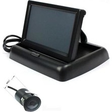 Universal Park Sensörü Kamera+Lcd Ekran 4,3" Katlanır