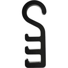 Tech Butiq Usin Çok Amaçlı Çanta Kemer Kravat Şal Askısı Askılık Elbise Dolabı Içi Düzenleyici Organizer (Siyah)