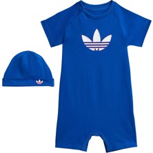 AKD1047 Adidas Ts Gıft Set Bebek Tulum Mavi