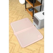 Büyük Boy 40X60 cm Yıkanabilir Kedi Kumu Paspası, Havuzlu Tasarım