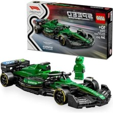 LEGO Speed Champions Aston Martin Aramco F1 AMR24 Yarış Arabası 77245 – 10 Yaş ve Üzeri Için Koleksiyonluk Sürücü Minifigürü Içeren Yapım ve Sergileme Seti, Babalar Günü Hediyesi (269 Parça)
