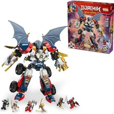 LEGO Nınjago Zane’in Ultra Kombo Mech’i 71834-9 Yaş ve Üzeri Çocuklar Için Araba, Jet ve Ejderha Içeren 4’ü 1 Arada Oyuncak Yapım Seti, Doğum Günü Hediyesi (1187 Parça)