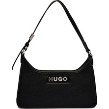 Hugo Siyah Kadın Omuz Çantası Mel 2.0 Sh. Bag Flat