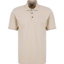 Discovery Expedition Bej Pamuk Karışımlı Polo T-Shirt D6SM-TST3801