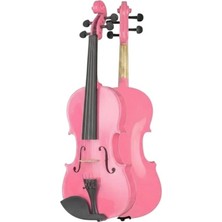 Aydogan's Pembe 4/4 Tam Boy Keman Seti, Yetişkinler Için Tasarlandı