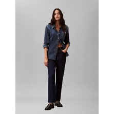Calvin Klein Jeans Lacivert Kadın Denim Pantolon Archıve Hr Slım True Indıgo