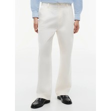 Tommy Hilfiger Ekru Erkek Pantolon MW0MW42910Z00_RIVER 2plt Papertouch