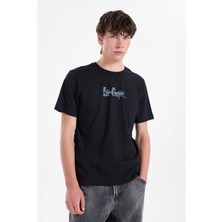 Lee Cooper Siyah Erkek Regular Fit T-Shirt 262 Lcm 242032 Orak Siyah
