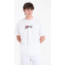 Lee Cooper Bej Erkek Loose Fit T-Shirt 262 Lcm 242048 Tobıas Ekru