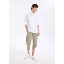 Lee Cooper Haki Erkek Rahat Şort 262 Lcm 221015 Joan Haki