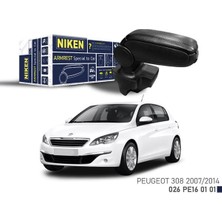Niken Semeglbl Araca Özel Kol Dayama Siyah Peugeot 308 07-13