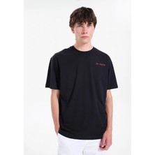 Lee Cooper Siyah Erkek Loose Fit T-Shirt 262 Lcm 242049 Gıan Siyah