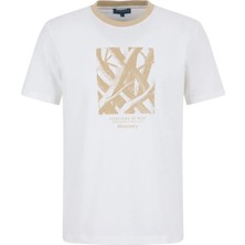 Discovery Expedition Beyaz Erkek T-Shirt D6SU-TST3105