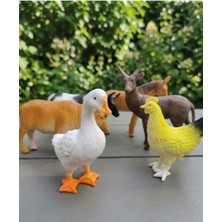 Toys Çiftlik Hayvanları, 6 Adet Büyük Boy, Farm Animals, 12 cm