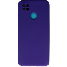 Evolvera Xiaomi Redmi 9c Kılıf Nano Içi Kadife Silikon - Mor