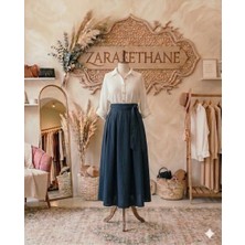 Zarafethane Keten Laci etek