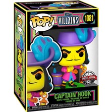 Funko Pop Figür Disney: Villains- Captian Hook(Blacklight)