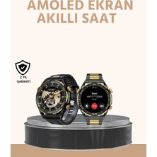 Amoled Ekran Akıllı Saat Uyku Nabız Adım Ölçer Su Geçirmez