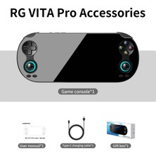 Anbernic Rg Vita Pro Retro Oyun Konsolu 5.5” Full Hd IPS Ekran Android 14/linux Wifi 6 Bluetooth 5.2 4gb Ram 64GB