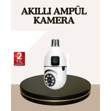 Iki Yönlü Sesli Wifi Kamera – Ampul Tipi Ev ve Ofis Güvenlik Kamerası