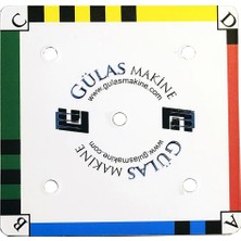 Gülas Çarpana Dokuma Kartları 50'li 7 x 7 cm Renkli Kalın ve Esnek Özellikli Kartlar