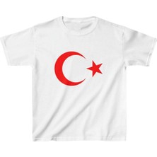 Çocuk   Baskılı T-Shirt - Beyaz