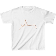 Çocuk Baskılı T-Shirt - Beyaz