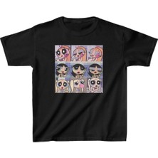 Baskılı T-Shirt - Siyah