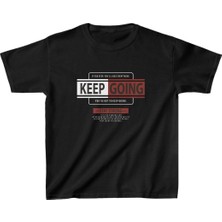 Baskılı T-Shirt - Siyah