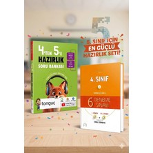 Tonguç Akademi 4 Ten 5 E Hazırlık Kitabı + Deneme Sınavı