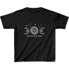Baskılı T-Shirt - Siyah